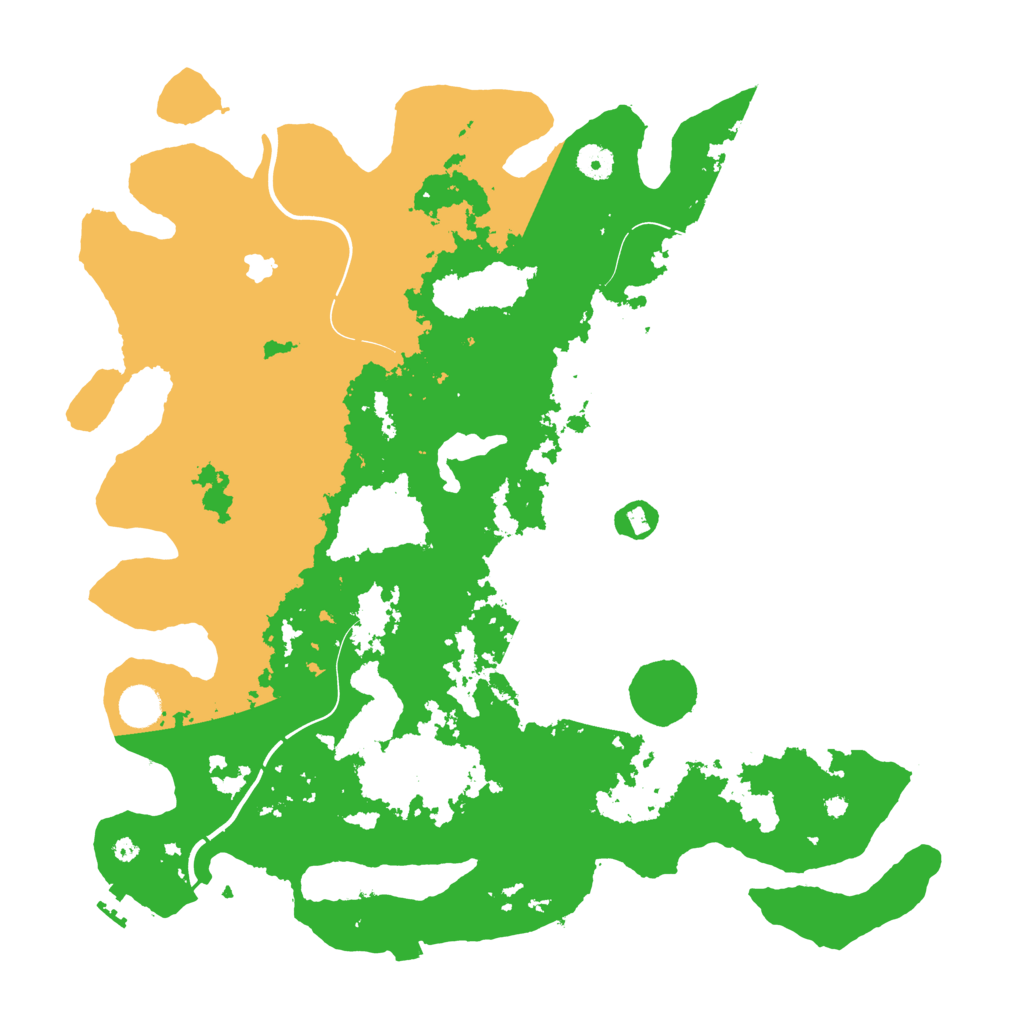 Biome Rust Map: Procedural Map, Size: 4300, Seed: 9876513