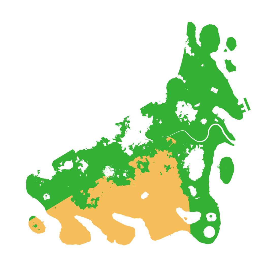 Biome Rust Map: Procedural Map, Size: 4000, Seed: 8884