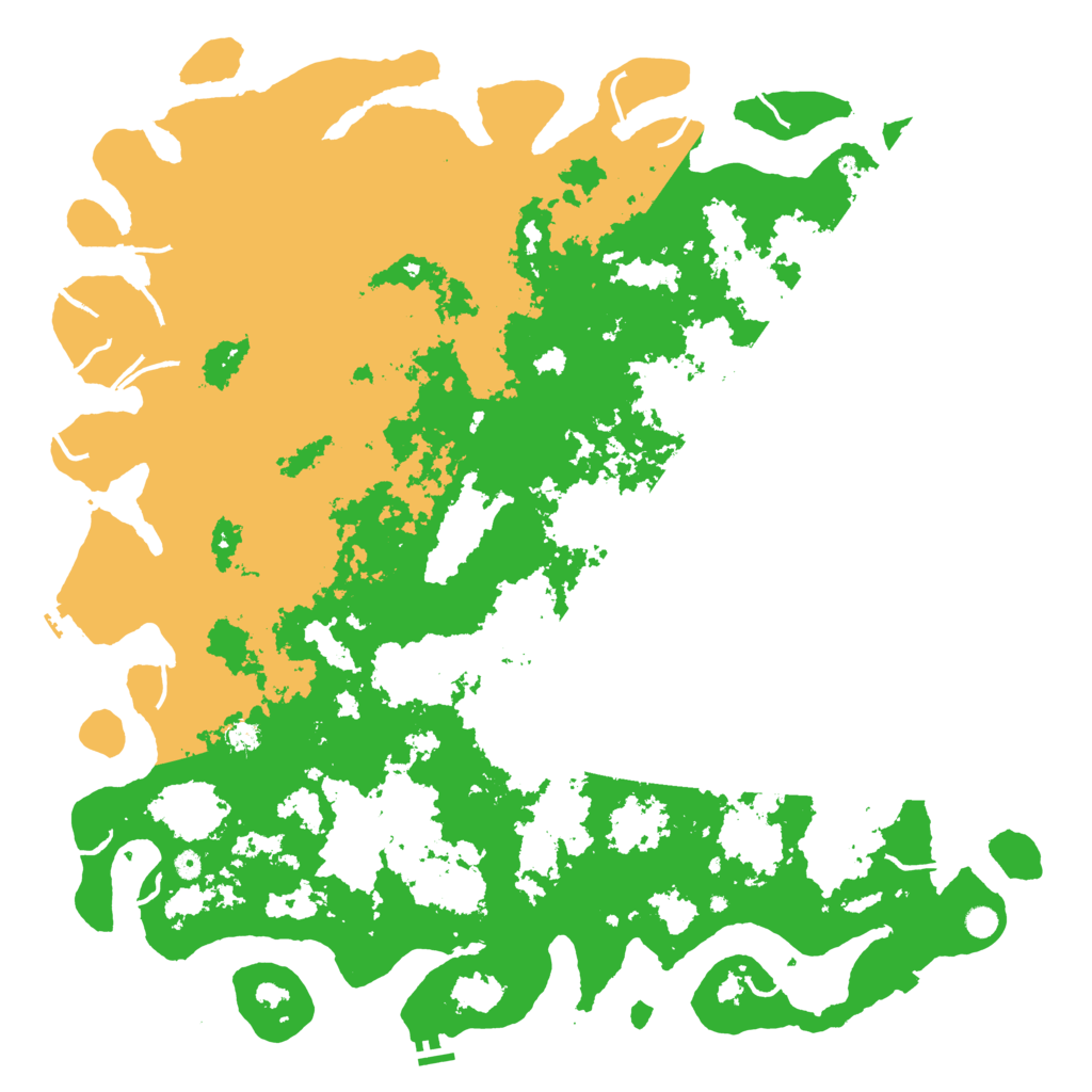 Biome Rust Map: Procedural Map, Size: 6000, Seed: 800008135