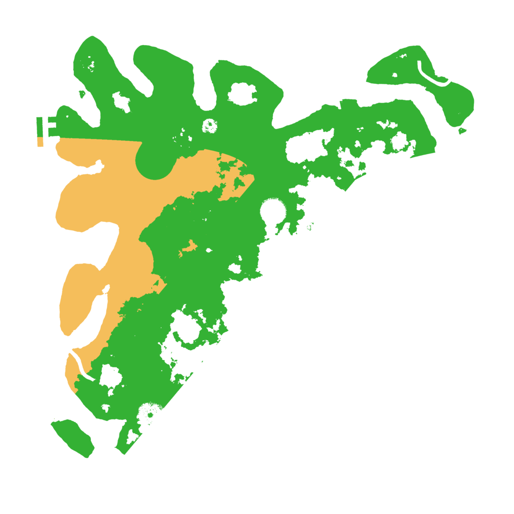 Biome Rust Map: Procedural Map, Size: 3500, Seed: 334843840