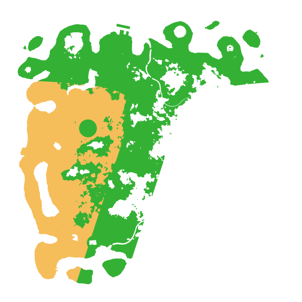 Biome Rust Map: Procedural Map, Size: 4500, Seed: 830416935