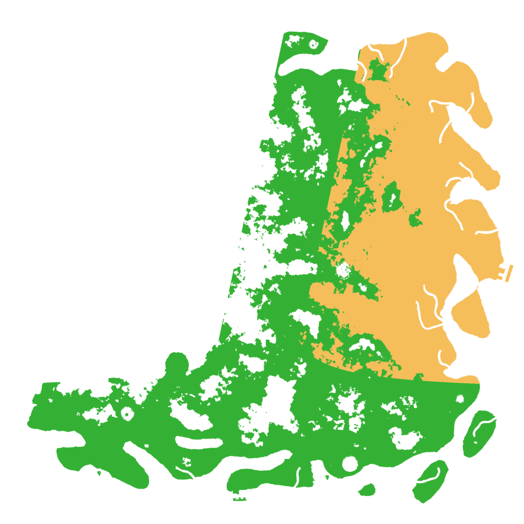 Biome Rust Map: Procedural Map, Size: 6000, Seed: 958429875