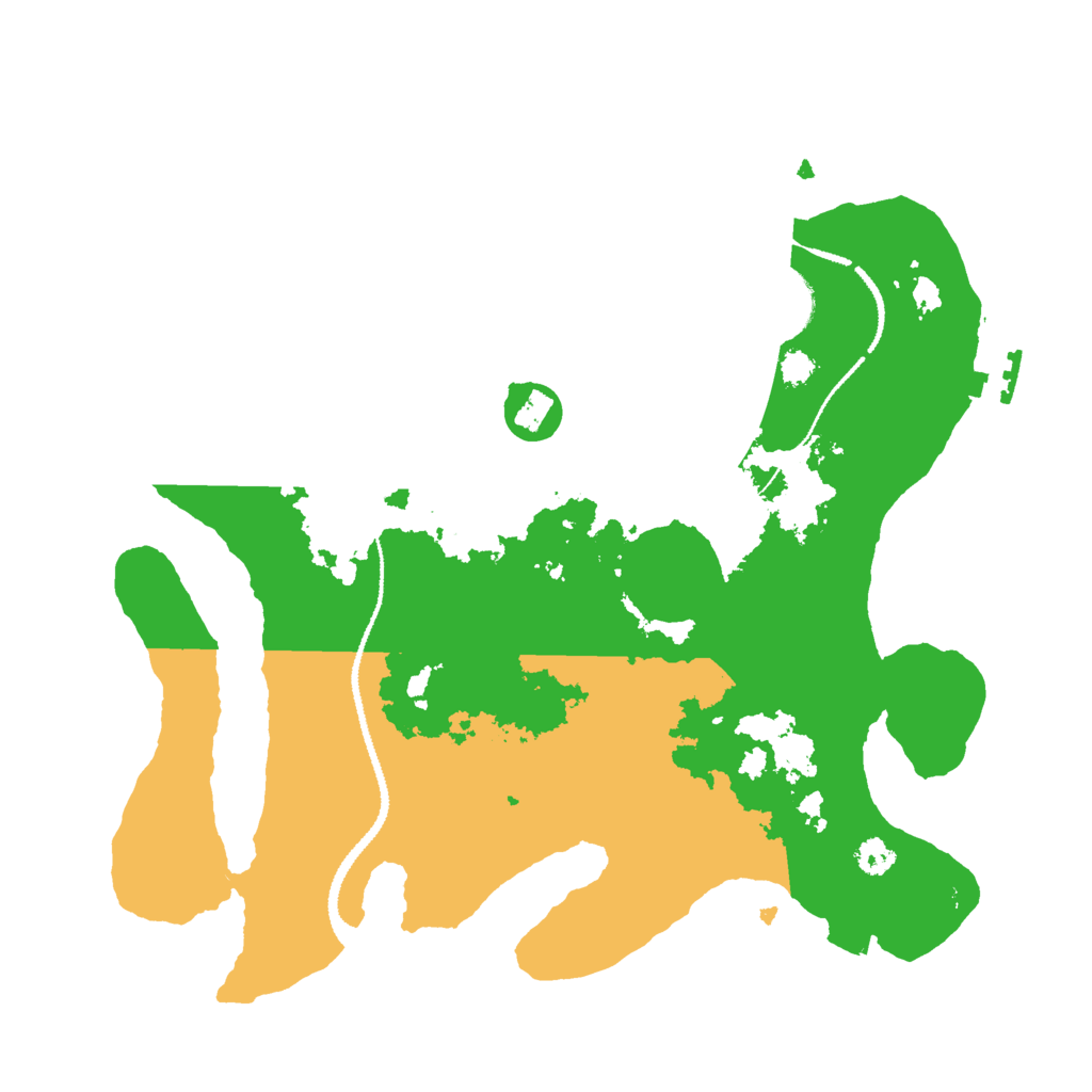 Biome Rust Map: Procedural Map, Size: 3000, Seed: 21142