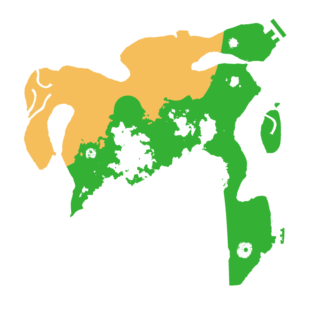 Biome Rust Map: Procedural Map, Size: 3000, Seed: 1331588808