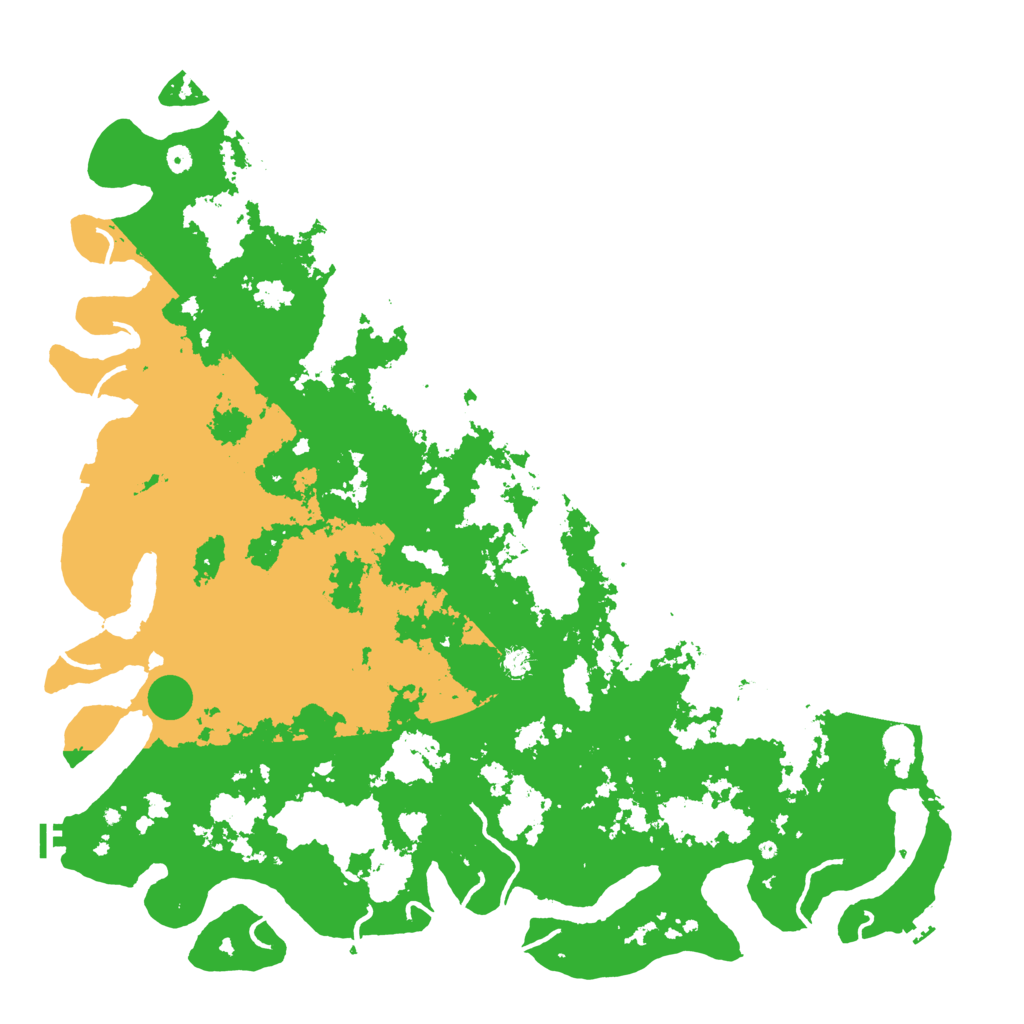 Biome Rust Map: Procedural Map, Size: 6000, Seed: 20539
