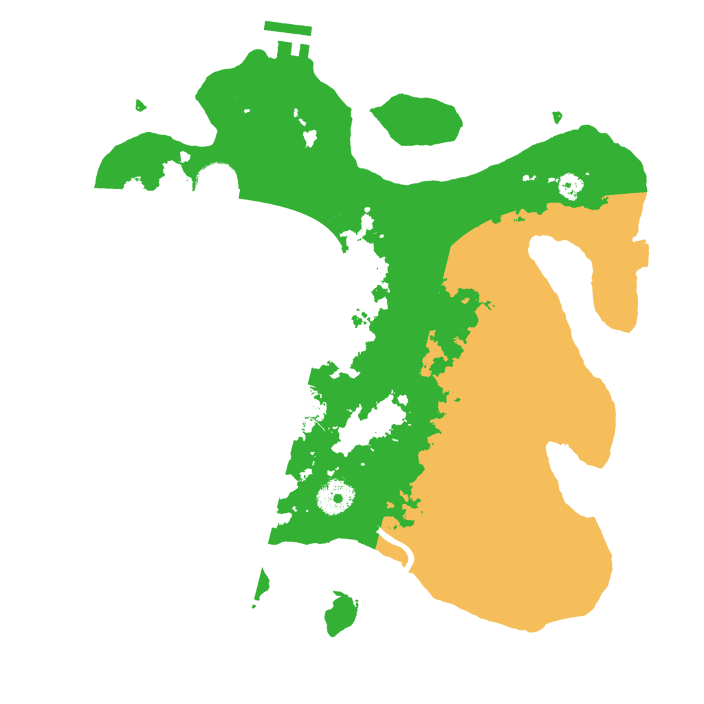 Biome Rust Map: Procedural Map, Size: 3000, Seed: 16777029