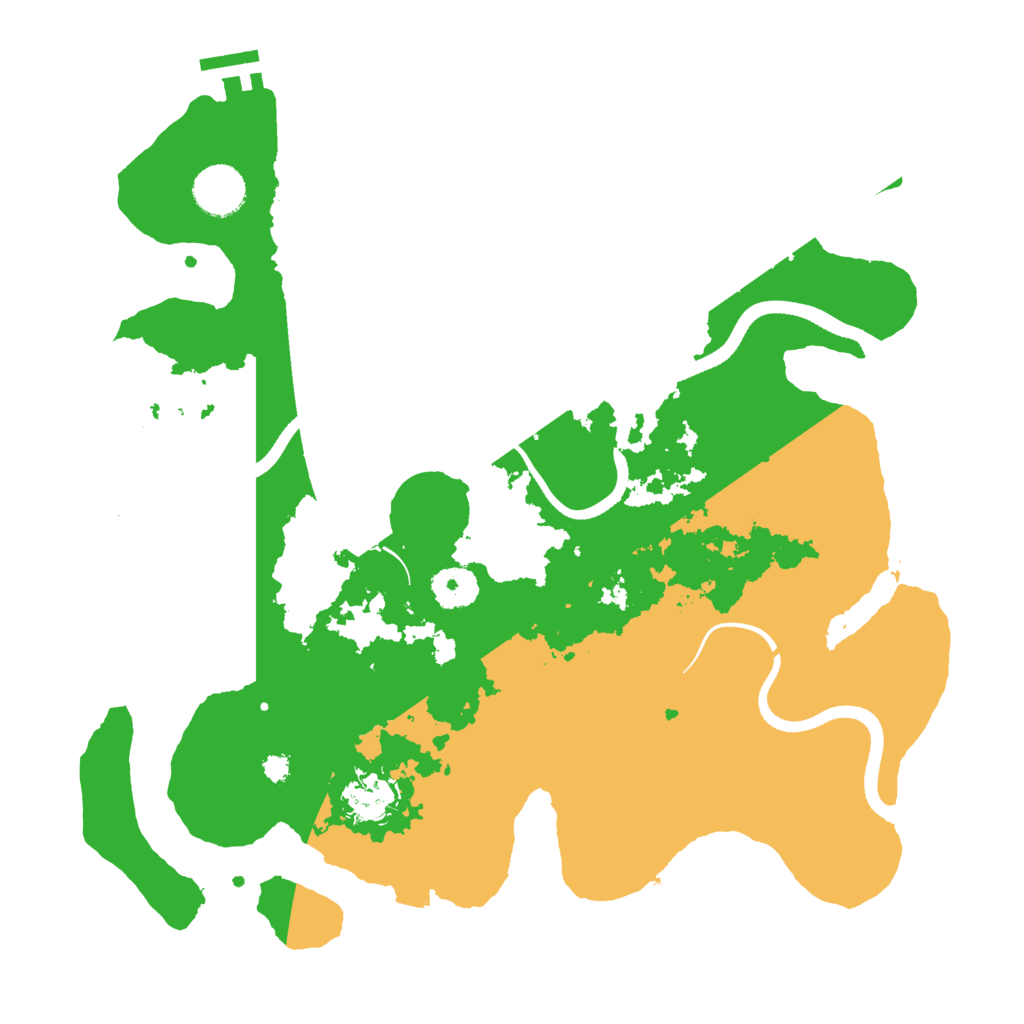 Biome Rust Map: Procedural Map, Size: 3500, Seed: 1224962018
