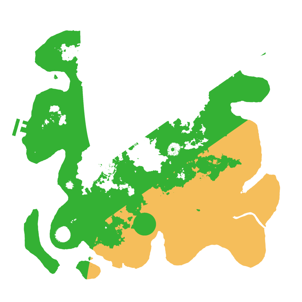 Biome Rust Map: Procedural Map, Size: 3500, Seed: 1224962018