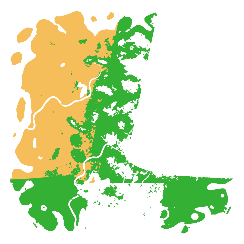 Biome Rust Map: Procedural Map, Size: 6000, Seed: 2072887093