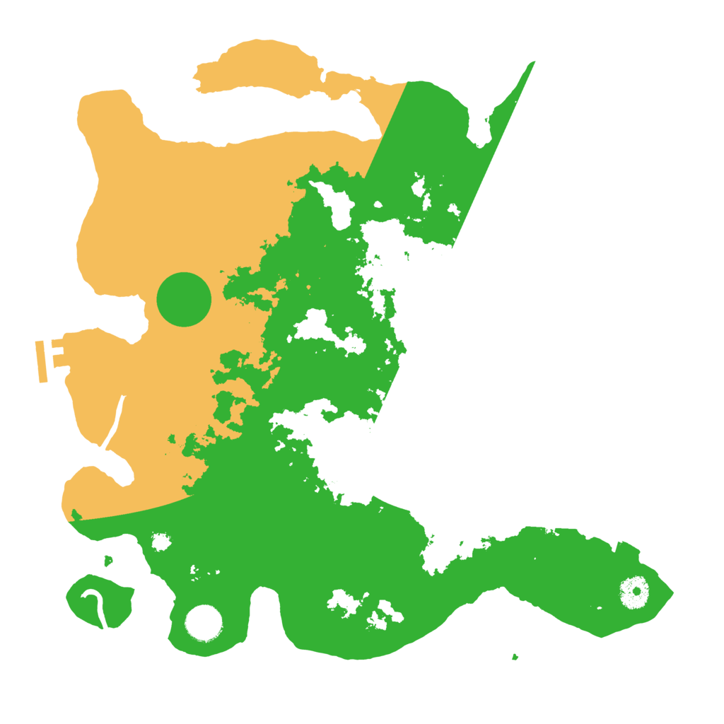 Biome Rust Map: Procedural Map, Size: 3500, Seed: 276010580