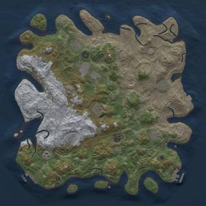 Thumbnail Rust Map: Procedural Map, Size: 4250, Seed: 1774815287, 19 Monuments