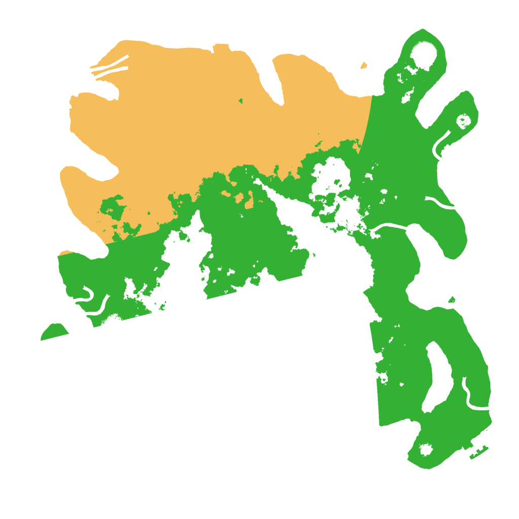 Biome Rust Map: Procedural Map, Size: 3800, Seed: 2056837413