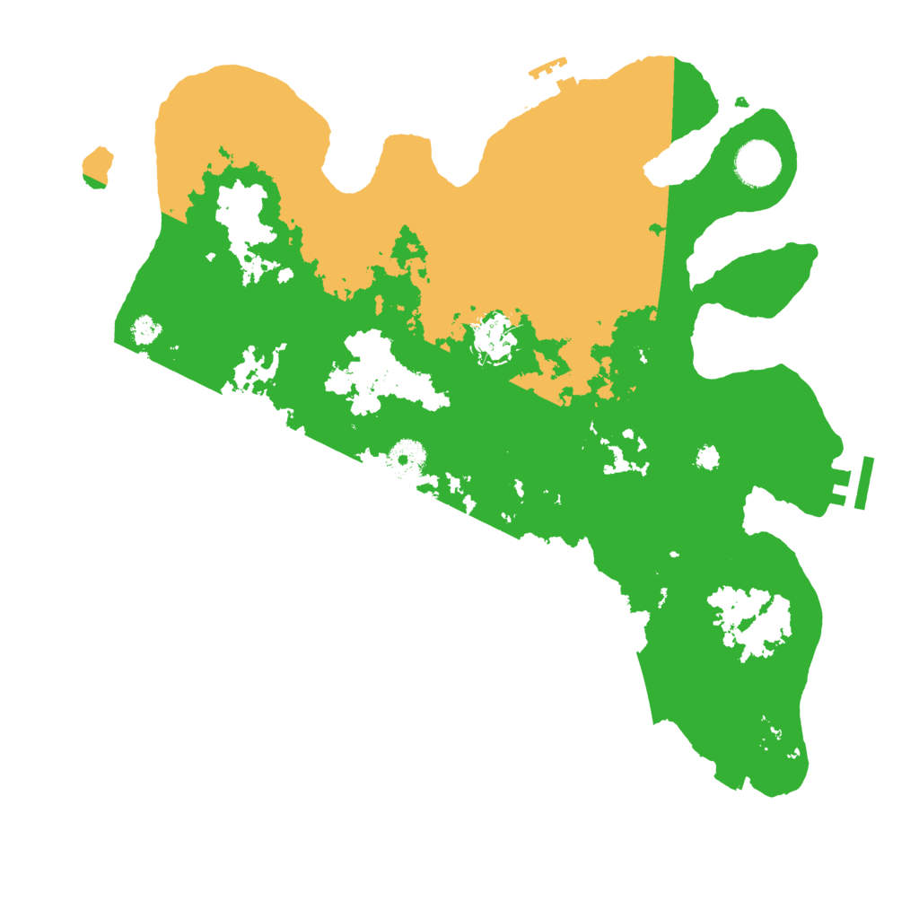 Biome Rust Map: Procedural Map, Size: 3500, Seed: 515255564