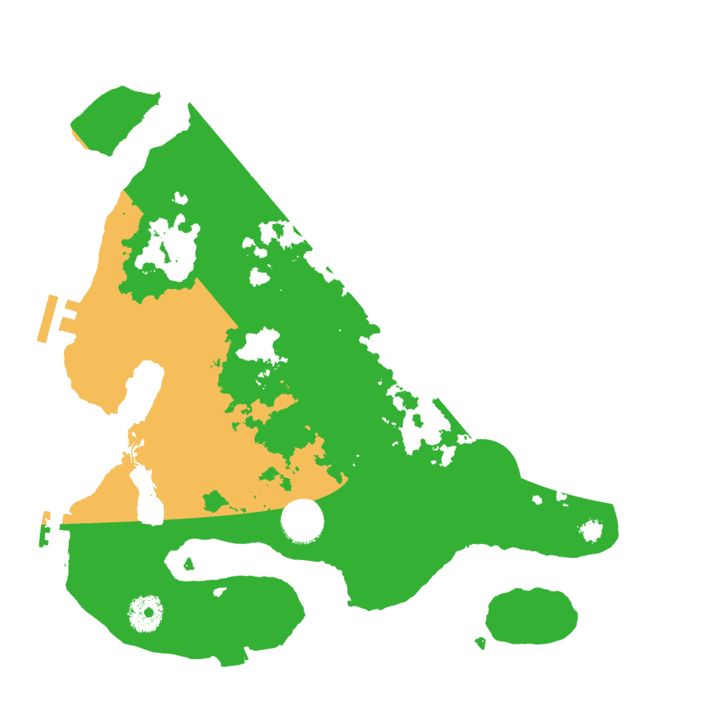 Biome Rust Map: Procedural Map, Size: 3000, Seed: 31654