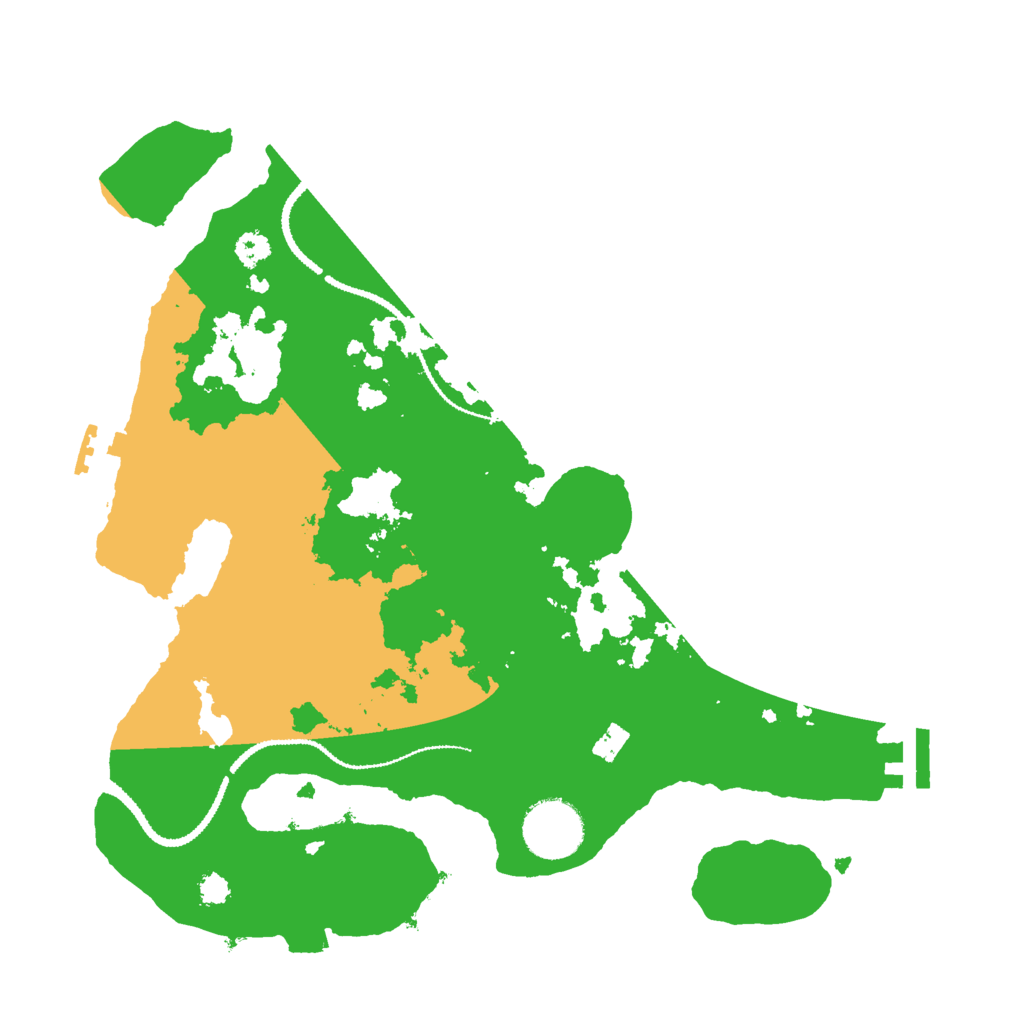 Biome Rust Map: Procedural Map, Size: 3000, Seed: 31654