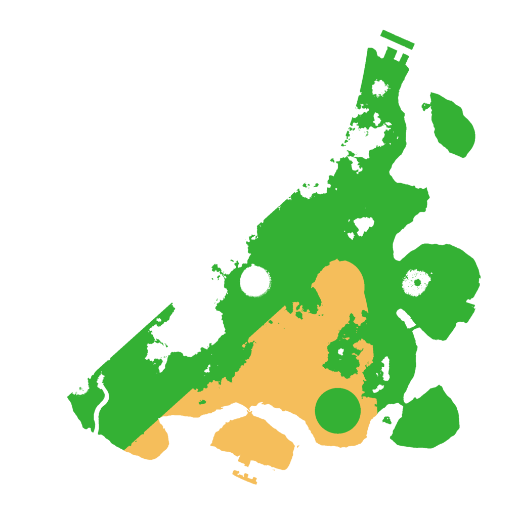 Biome Rust Map: Procedural Map, Size: 3000, Seed: 1439935084