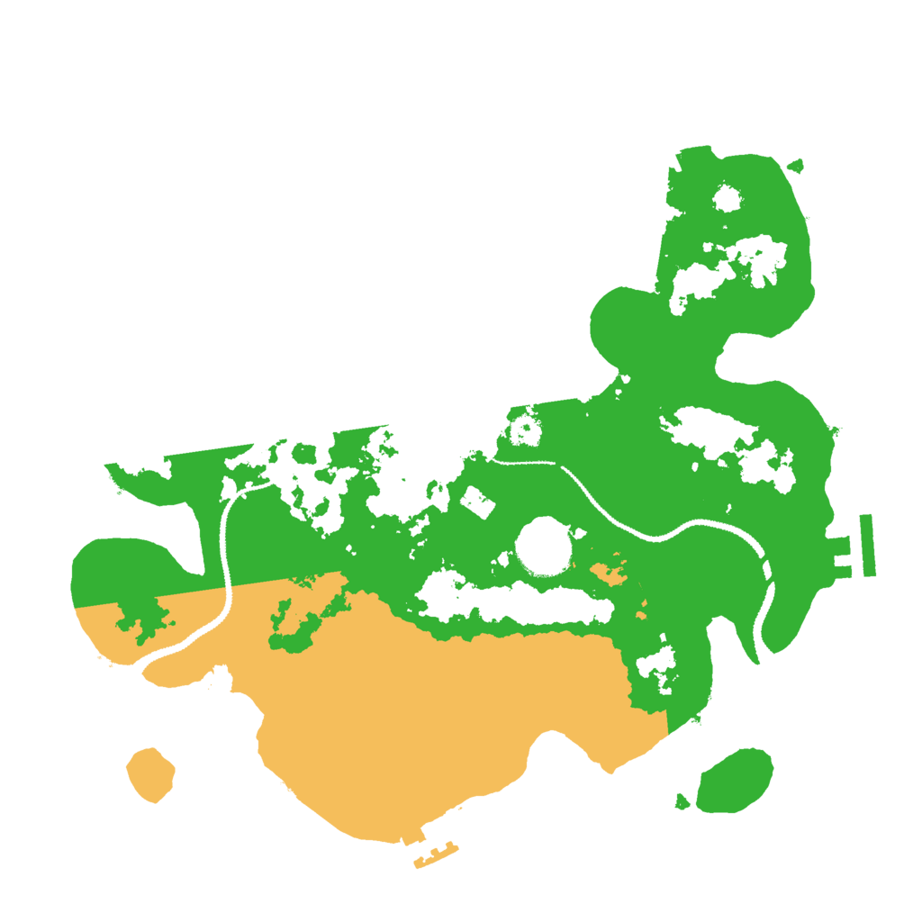 Biome Rust Map: Procedural Map, Size: 3000, Seed: 1587908828