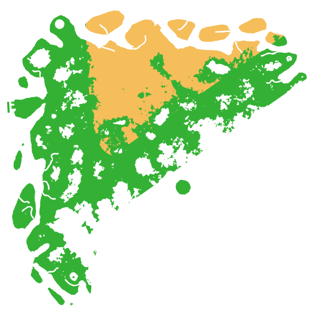 Biome Rust Map: Procedural Map, Size: 6000, Seed: 1076683060