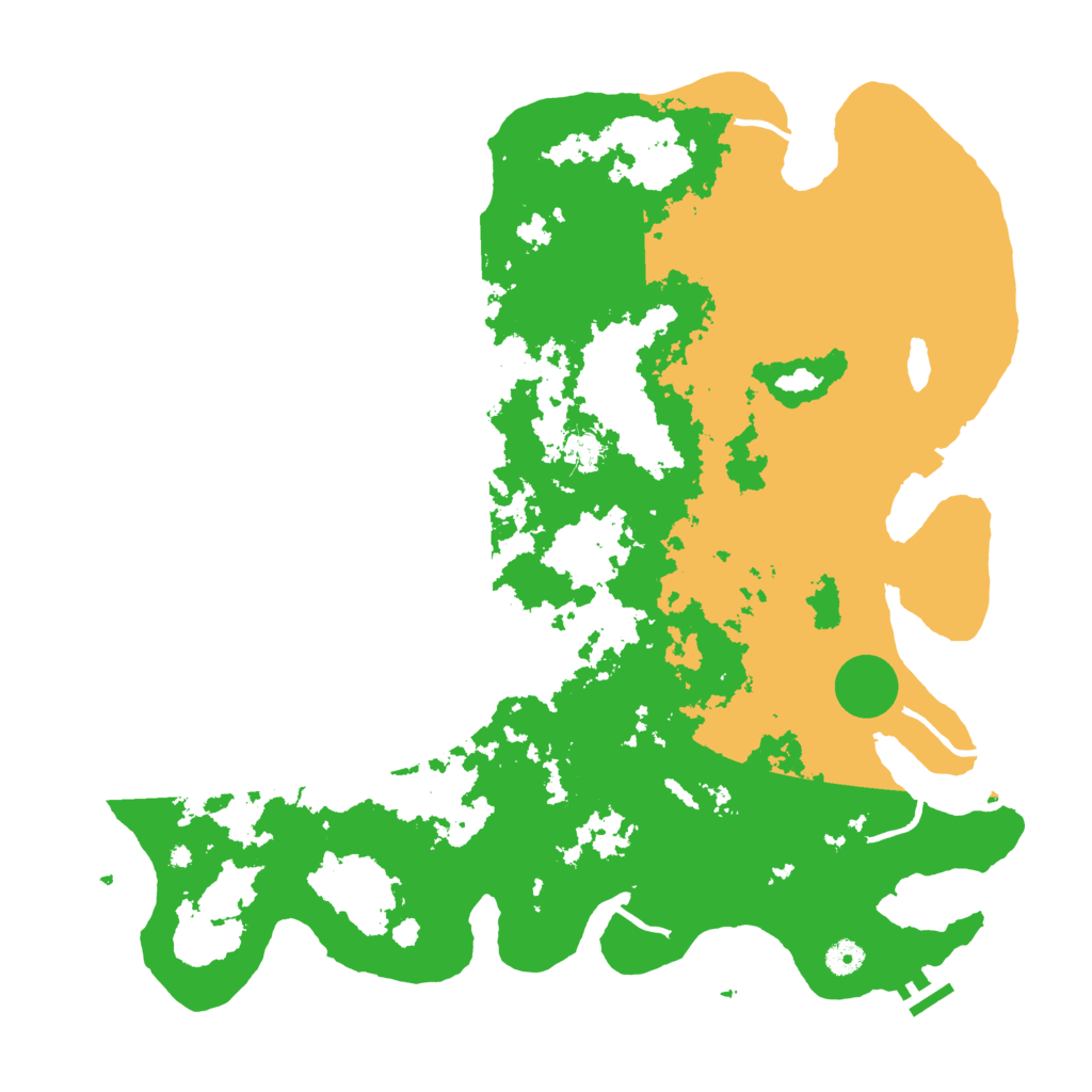 Biome Rust Map: Procedural Map, Size: 4550, Seed: 83420407