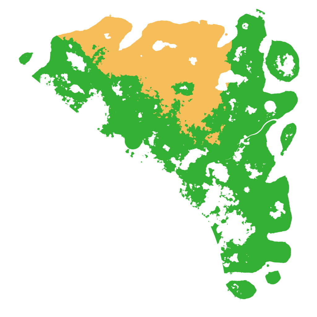 Biome Rust Map: Procedural Map, Size: 5000, Seed: 1995415509