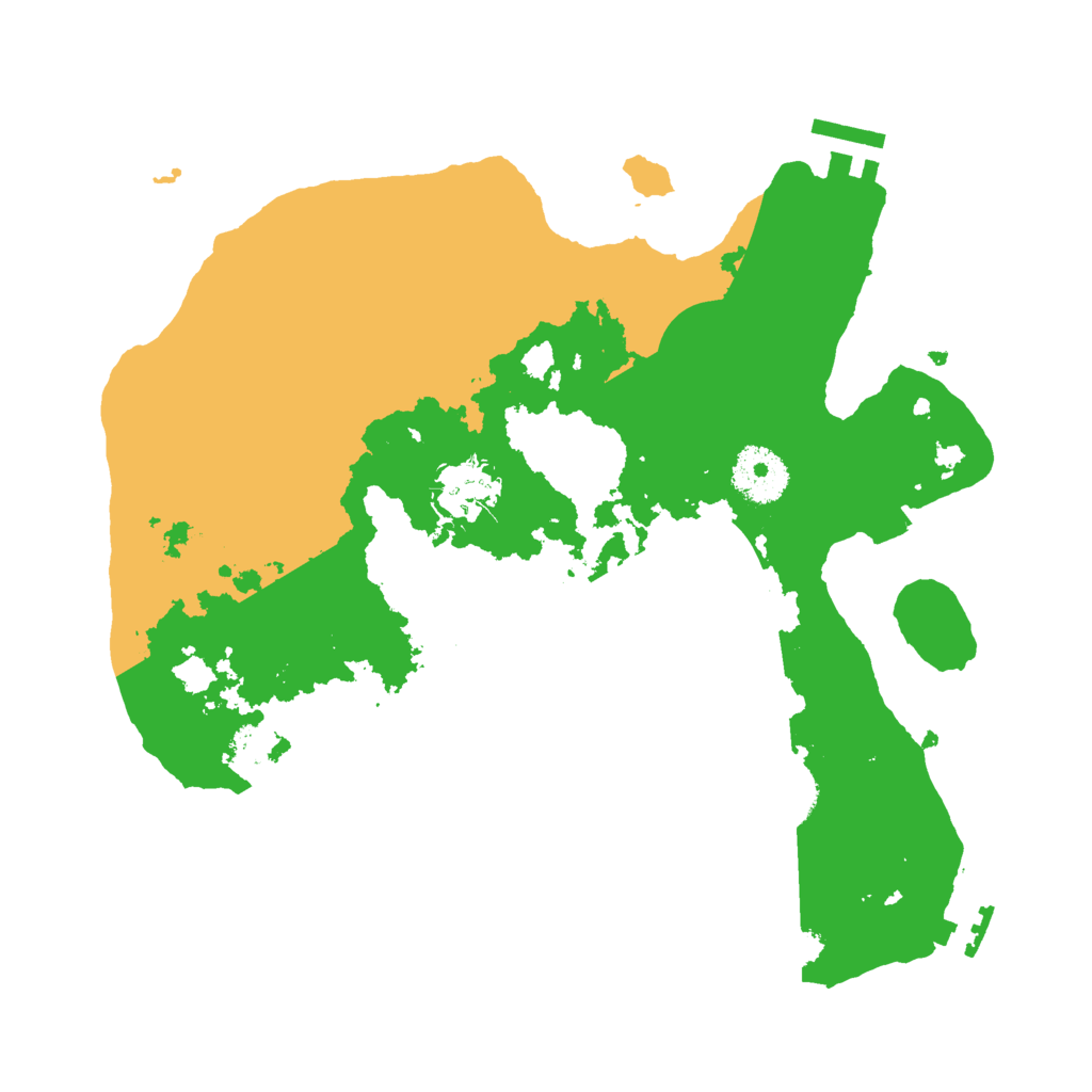 Biome Rust Map: Procedural Map, Size: 3000, Seed: 779975132