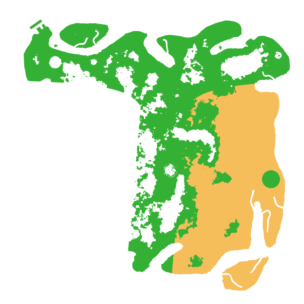 Biome Rust Map: Procedural Map, Size: 4500, Seed: 626653634