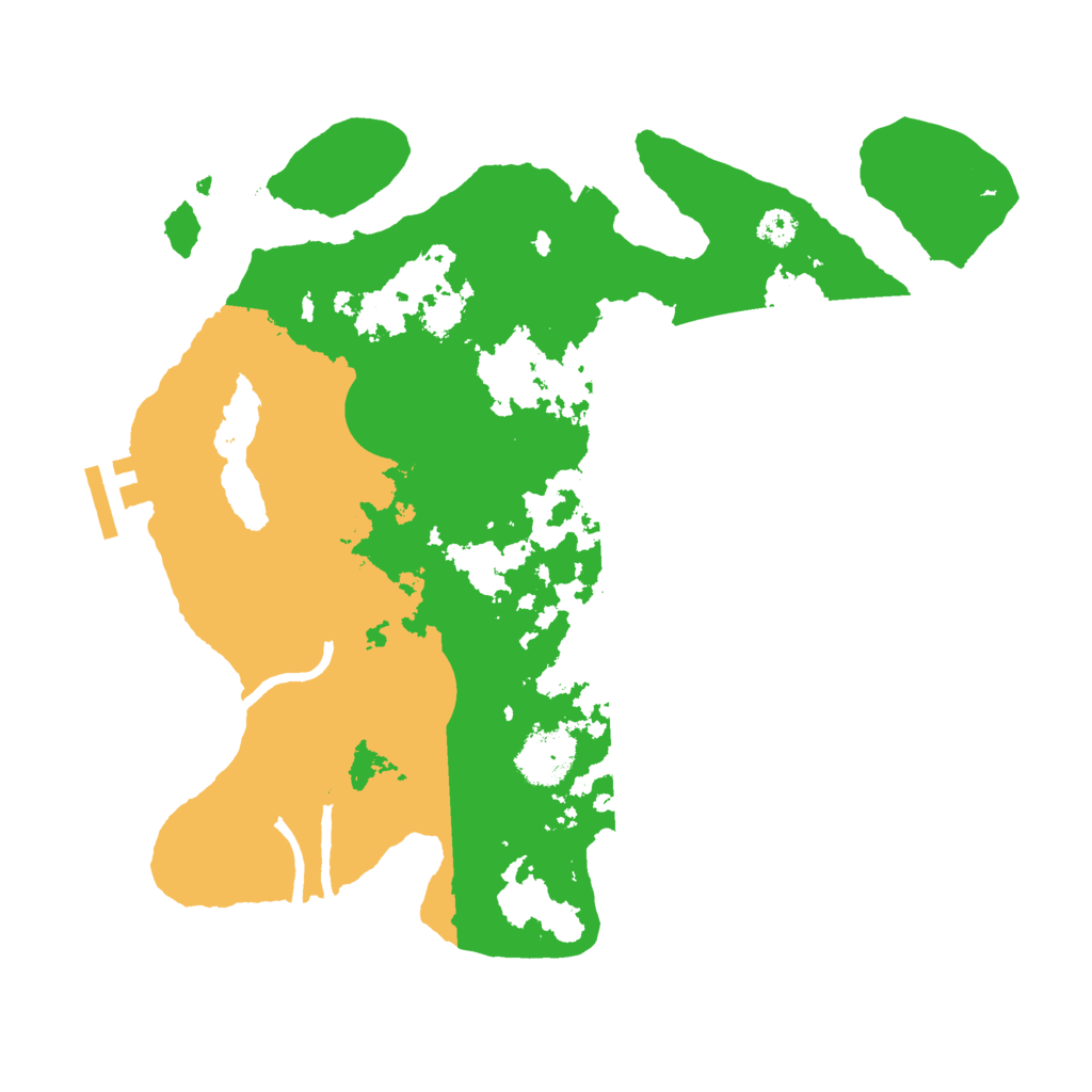 Biome Rust Map: Procedural Map, Size: 3000, Seed: 504865240