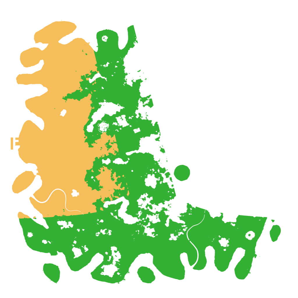 Biome Rust Map: Procedural Map, Size: 5000, Seed: 850729879