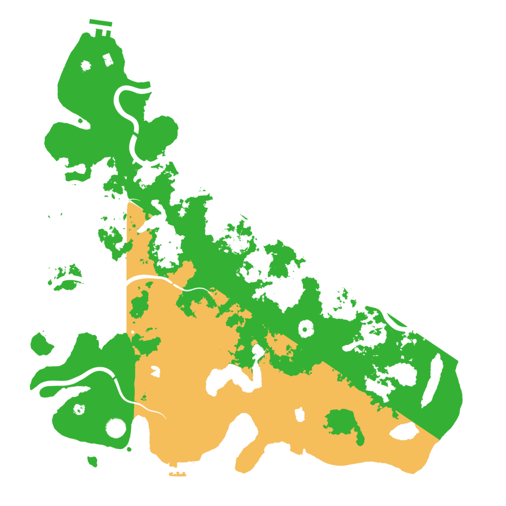 Biome Rust Map: Procedural Map, Size: 4500, Seed: 5768574
