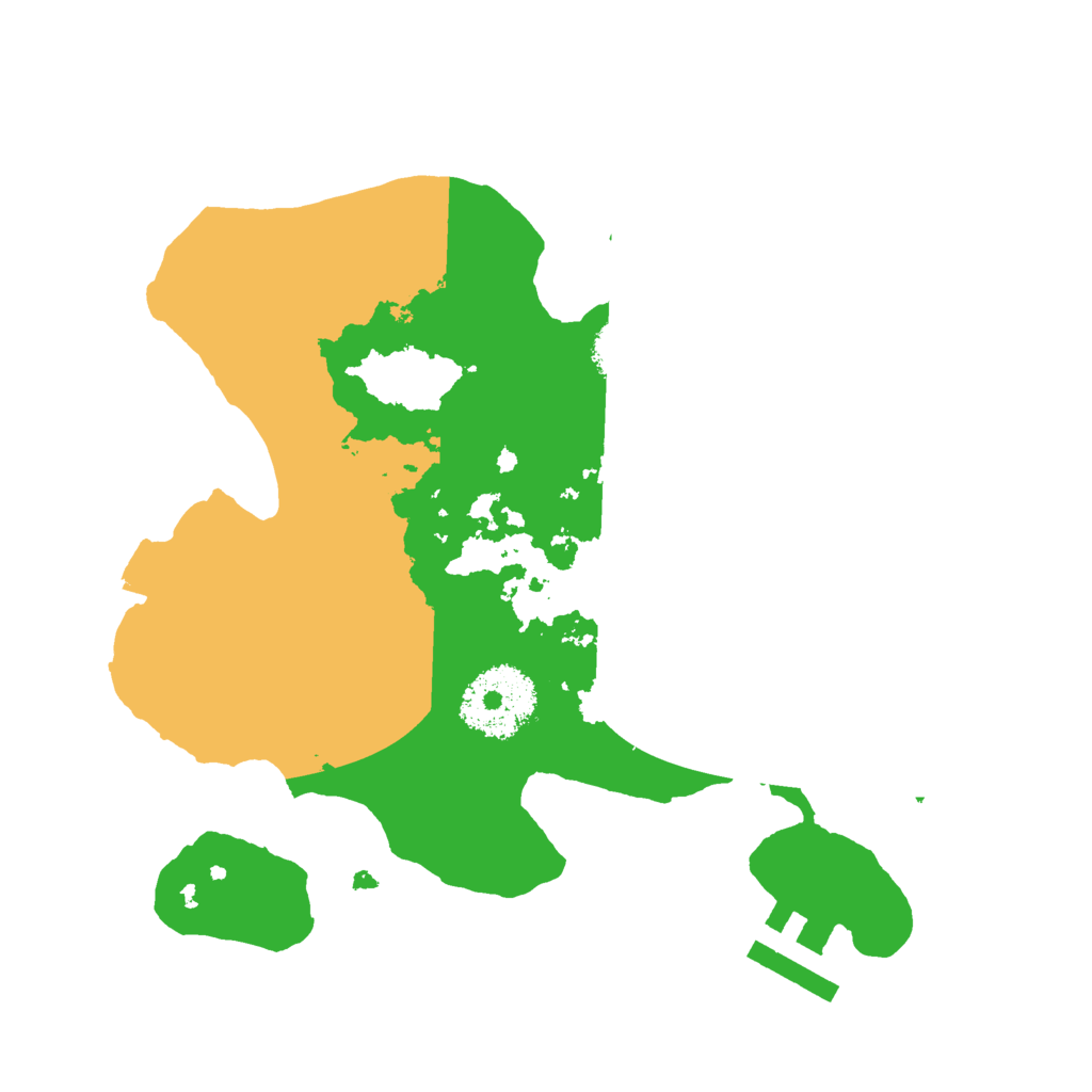Biome Rust Map: Procedural Map, Size: 2300, Seed: 1651718458