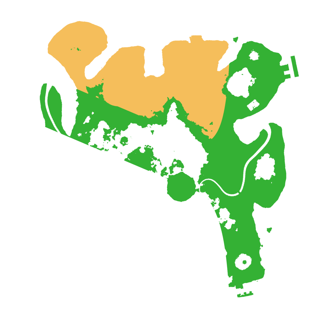 Biome Rust Map: Procedural Map, Size: 3000, Seed: 68822