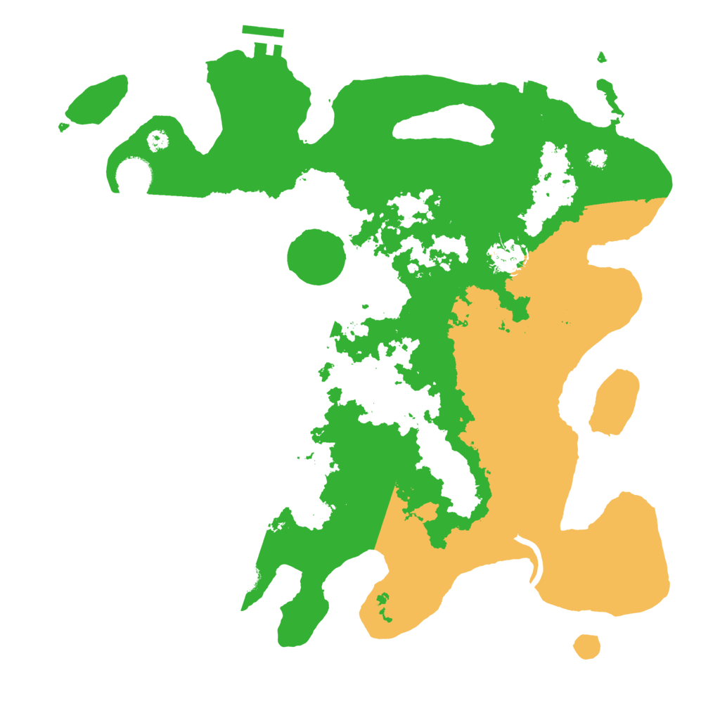 Biome Rust Map: Procedural Map, Size: 3500, Seed: 1864084242