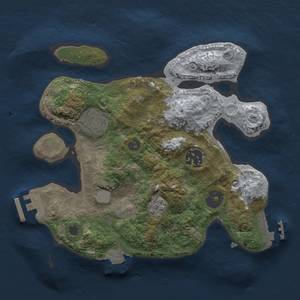 Thumbnail Rust Map: Procedural Map, Size: 2500, Seed: 78634567, 8 Monuments