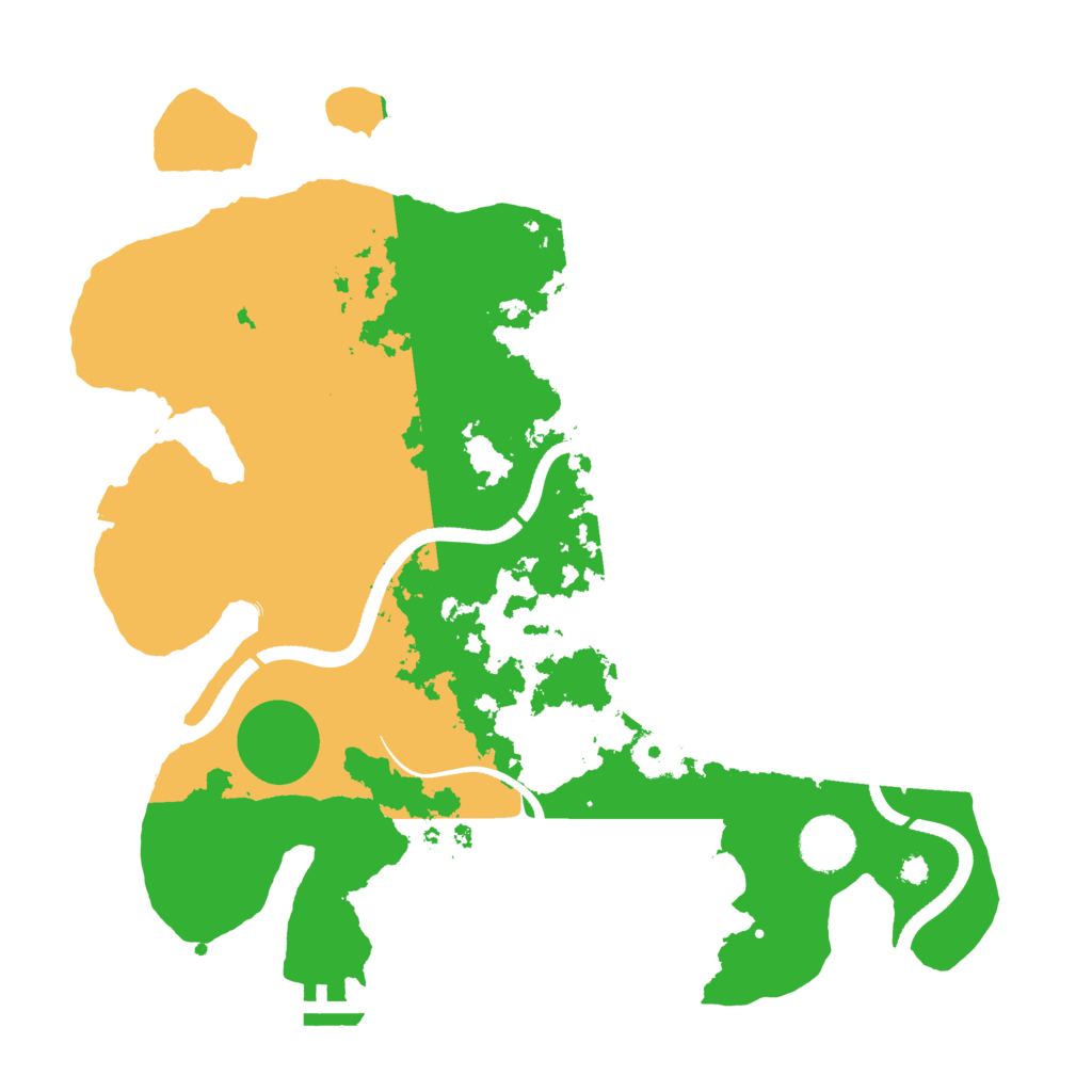 Biome Rust Map: Procedural Map, Size: 3500, Seed: 1553094733
