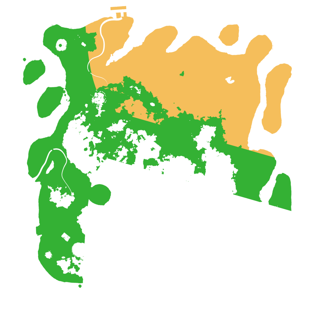 Biome Rust Map: Procedural Map, Size: 4000, Seed: 1361986169