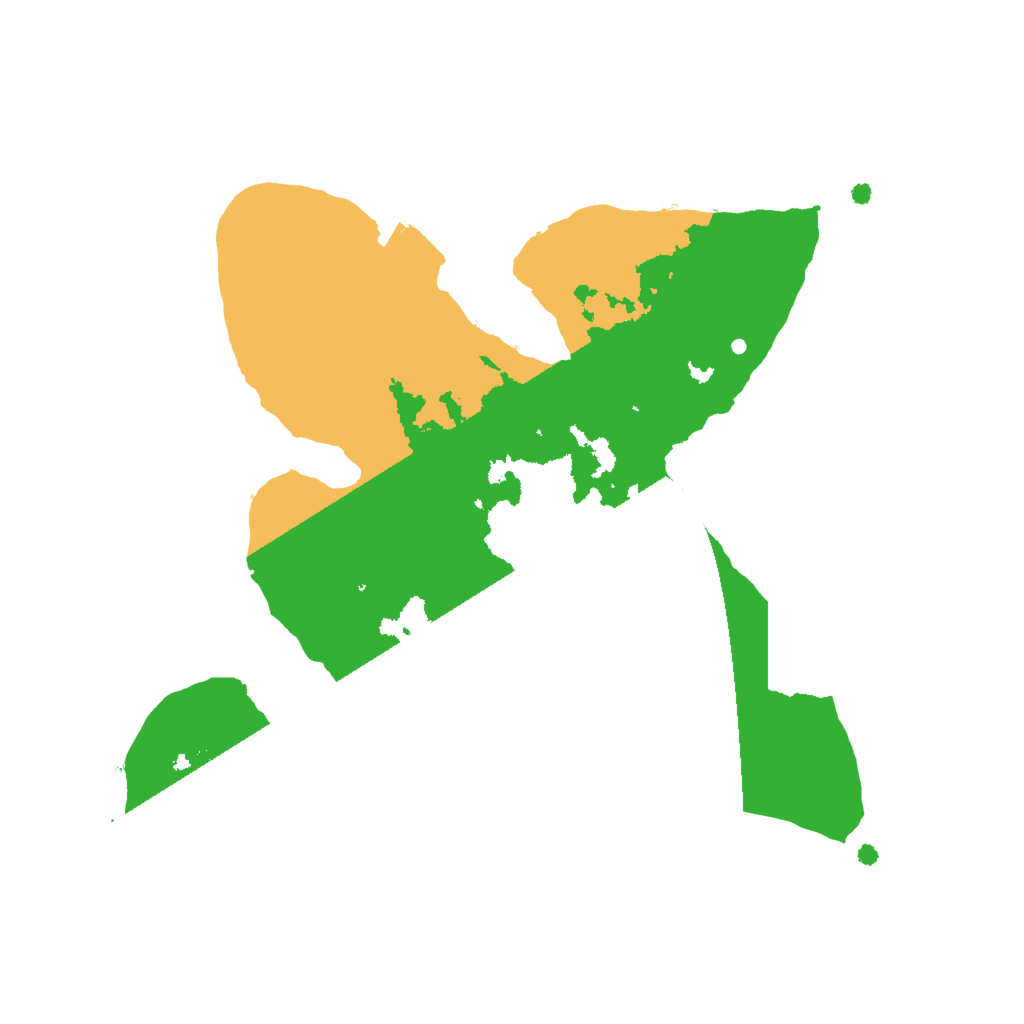 Biome Rust Map: Procedural Map, Size: 2000, Seed: 1690771724