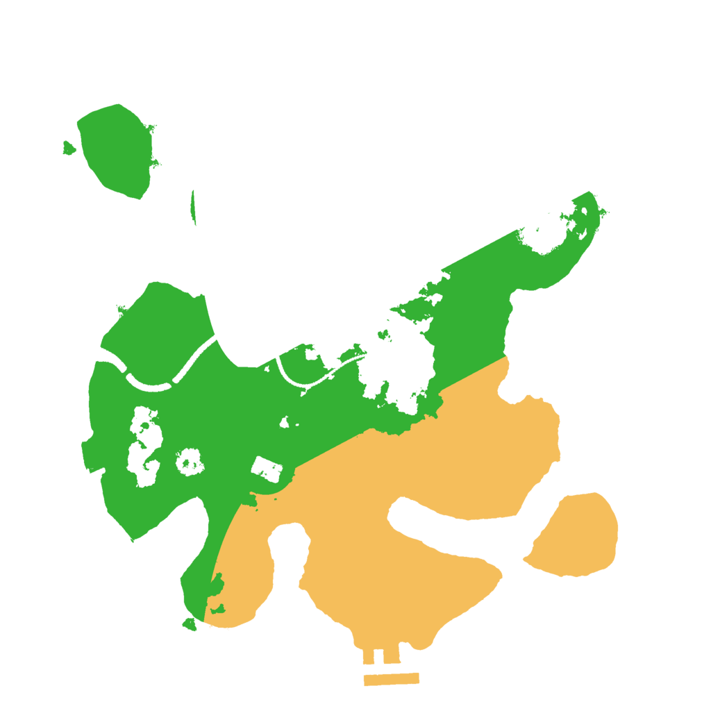 Biome Rust Map: Procedural Map, Size: 2600, Seed: 78770486