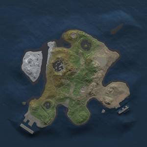 Thumbnail Rust Map: Procedural Map, Size: 2000, Seed: 926214112, 7 Monuments