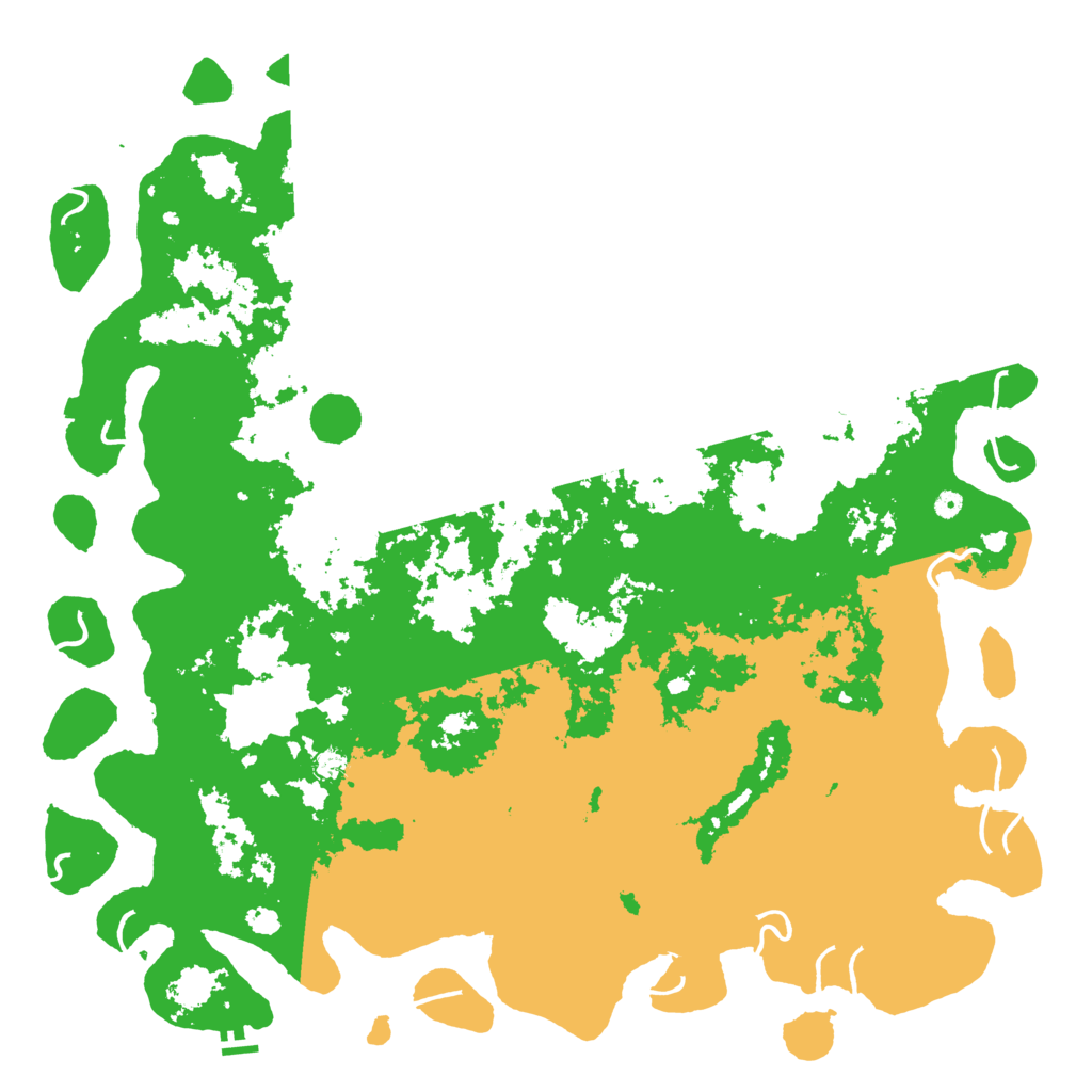 Biome Rust Map: Procedural Map, Size: 6000, Seed: 1608442587