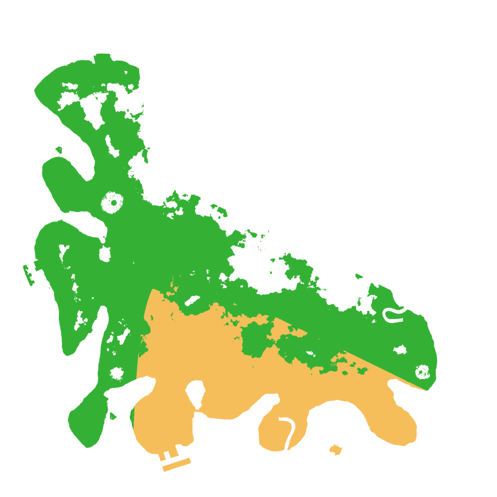 Biome Rust Map: Procedural Map, Size: 3500, Seed: 11701563