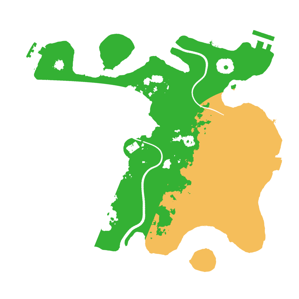 Biome Rust Map: Procedural Map, Size: 2700, Seed: 1185498766
