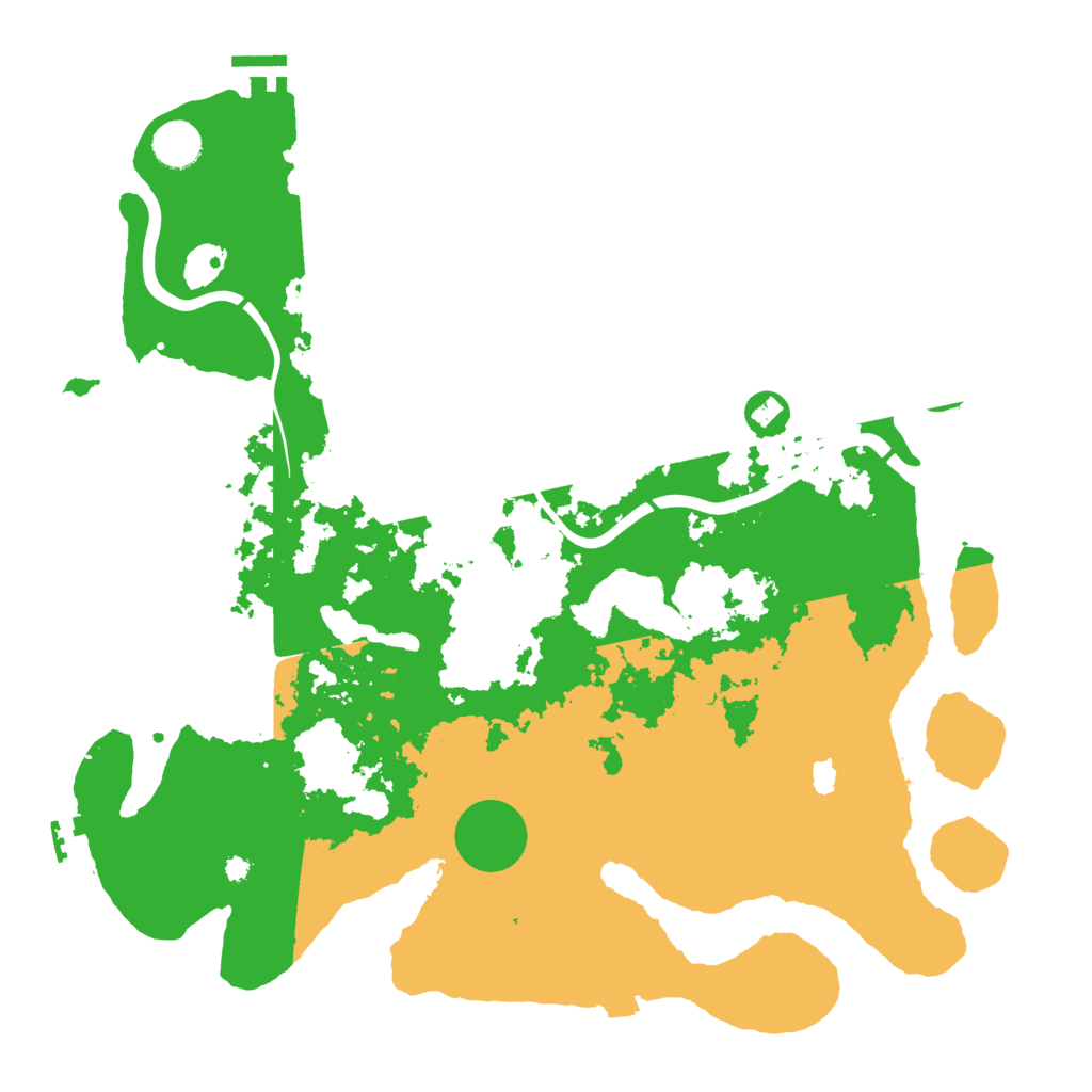 Biome Rust Map: Procedural Map, Size: 4000, Seed: 4124