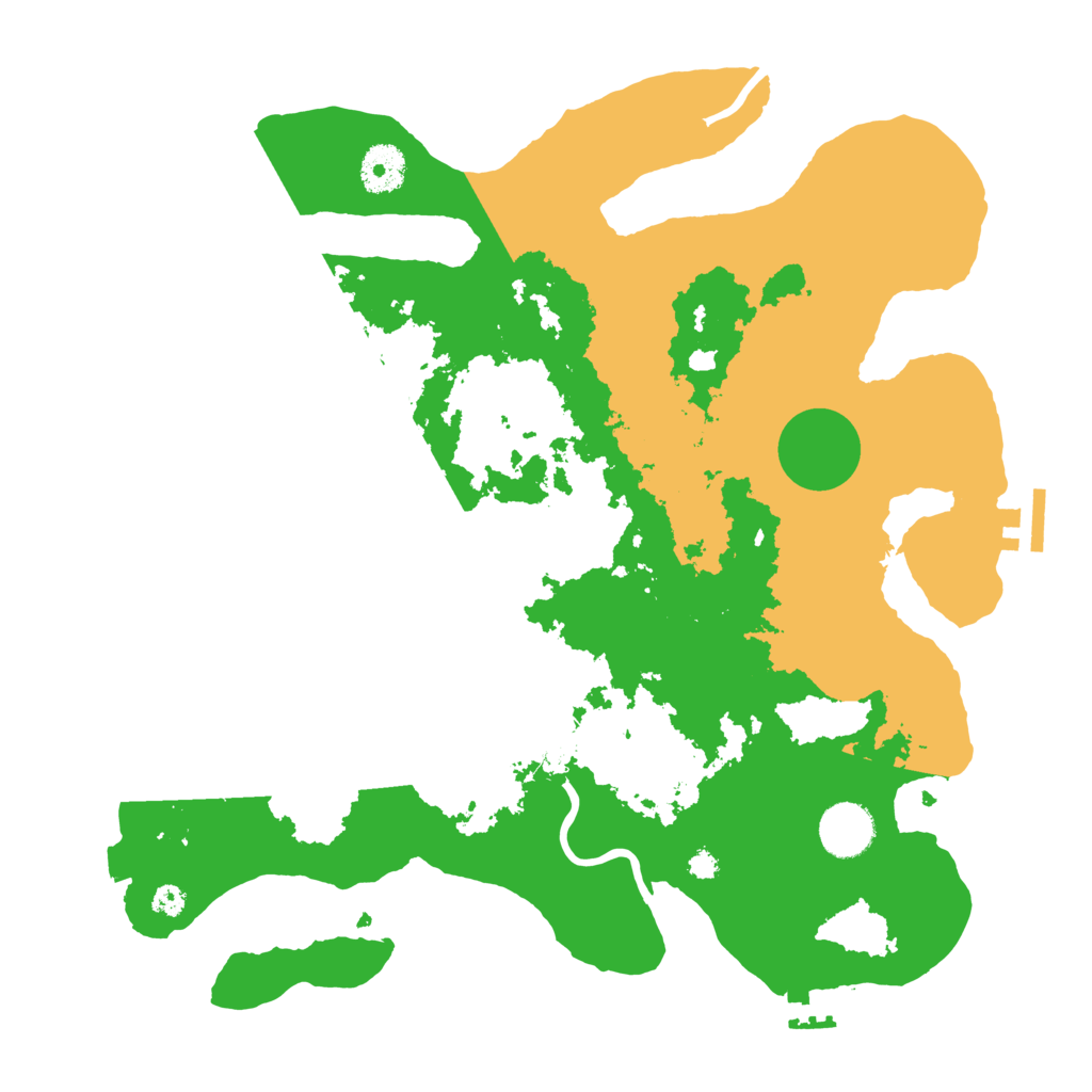 Biome Rust Map: Procedural Map, Size: 3500, Seed: 1272777380