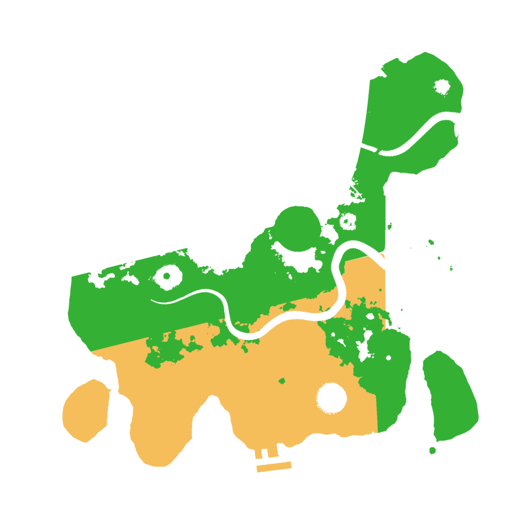 Biome Rust Map: Procedural Map, Size: 3000, Seed: 64244