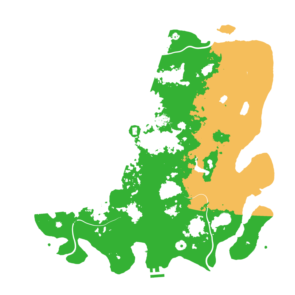 Biome Rust Map: Procedural Map, Size: 4250, Seed: 1007384871