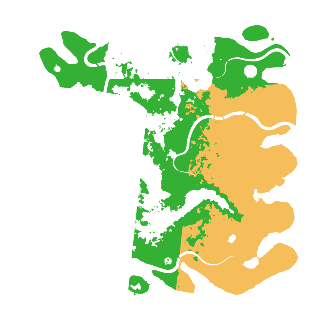 Biome Rust Map: Procedural Map, Size: 4250, Seed: 1393786285