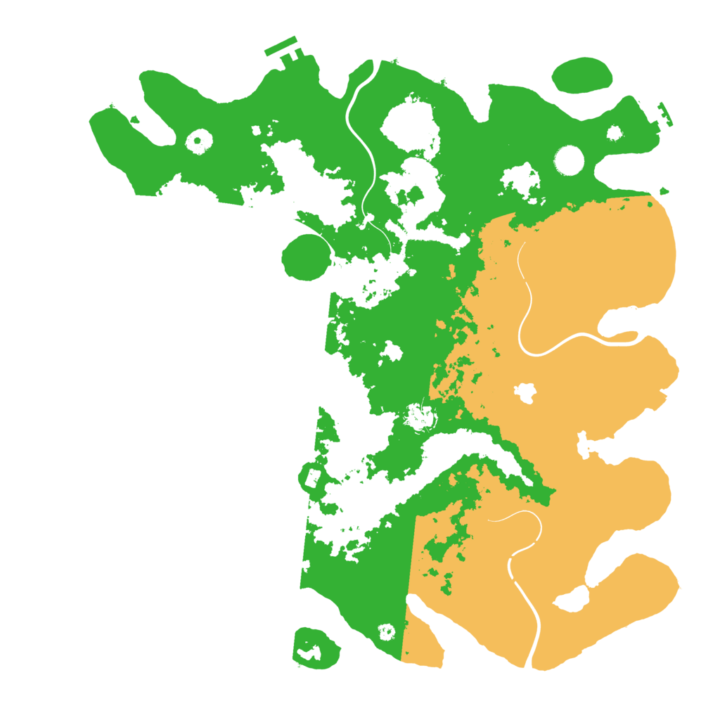 Biome Rust Map: Procedural Map, Size: 4250, Seed: 1393786285