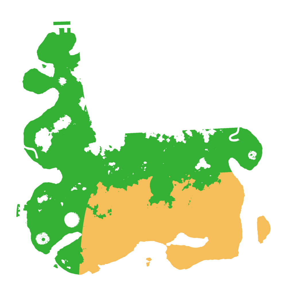Biome Rust Map: Procedural Map, Size: 3500, Seed: 6309464