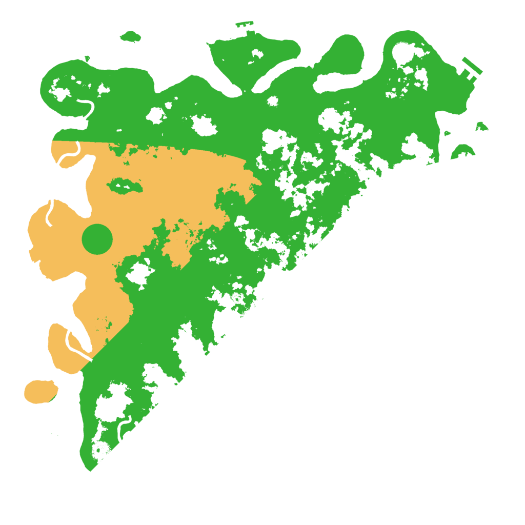 Biome Rust Map: Procedural Map, Size: 4500, Seed: 1623670703