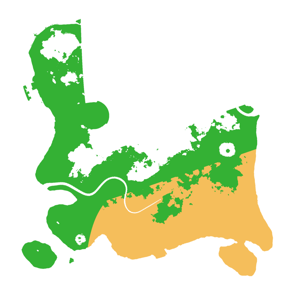 Biome Rust Map: Procedural Map, Size: 3000, Seed: 1331221234